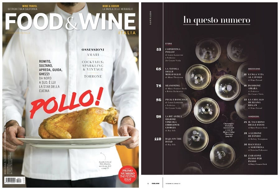 Nasce Ledizione Italiana Di Food Wine Il Magazine Di Cibo