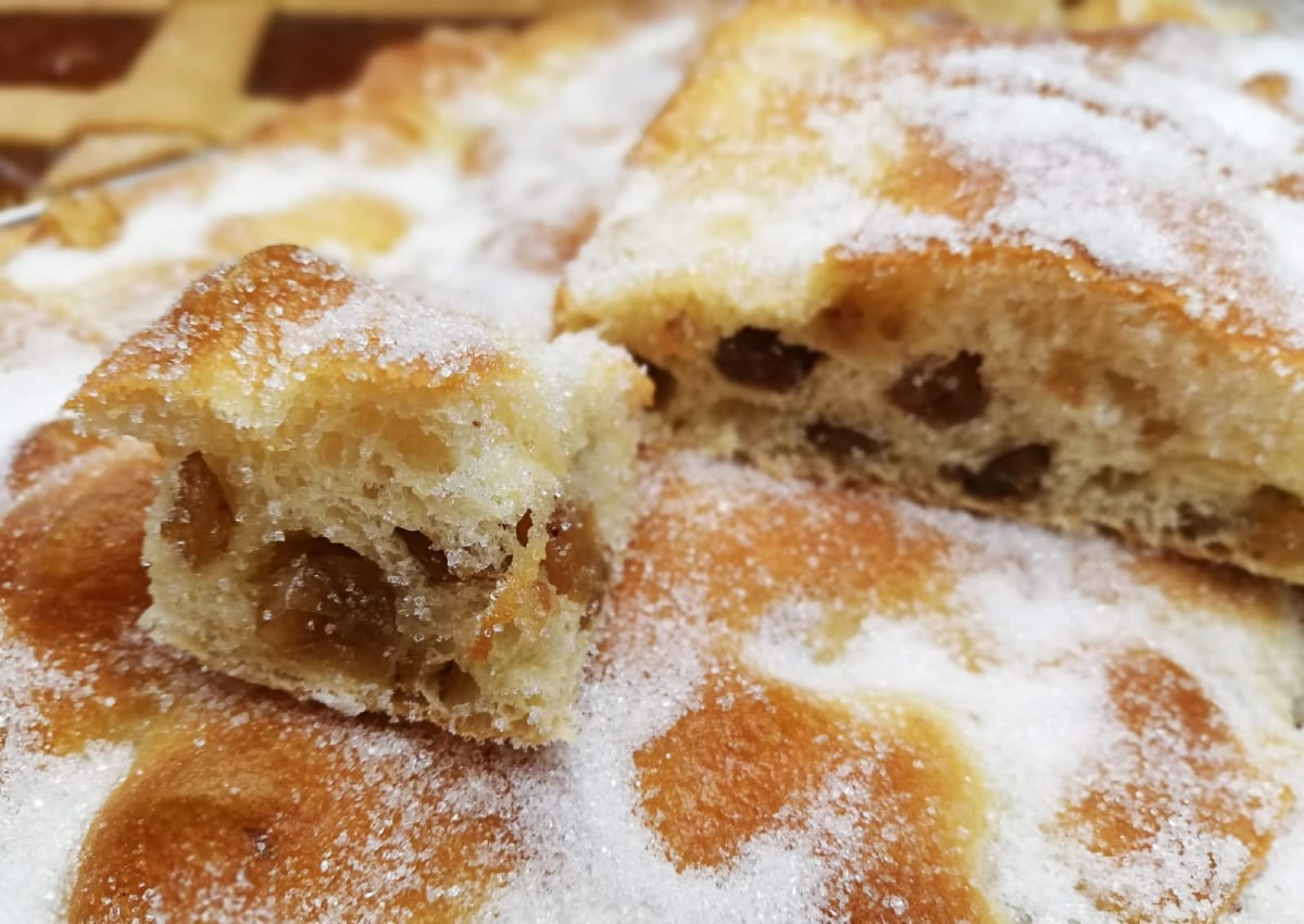 Focaccia Con Uvetta La Ricetta Di Lievitamente Gambero Rosso