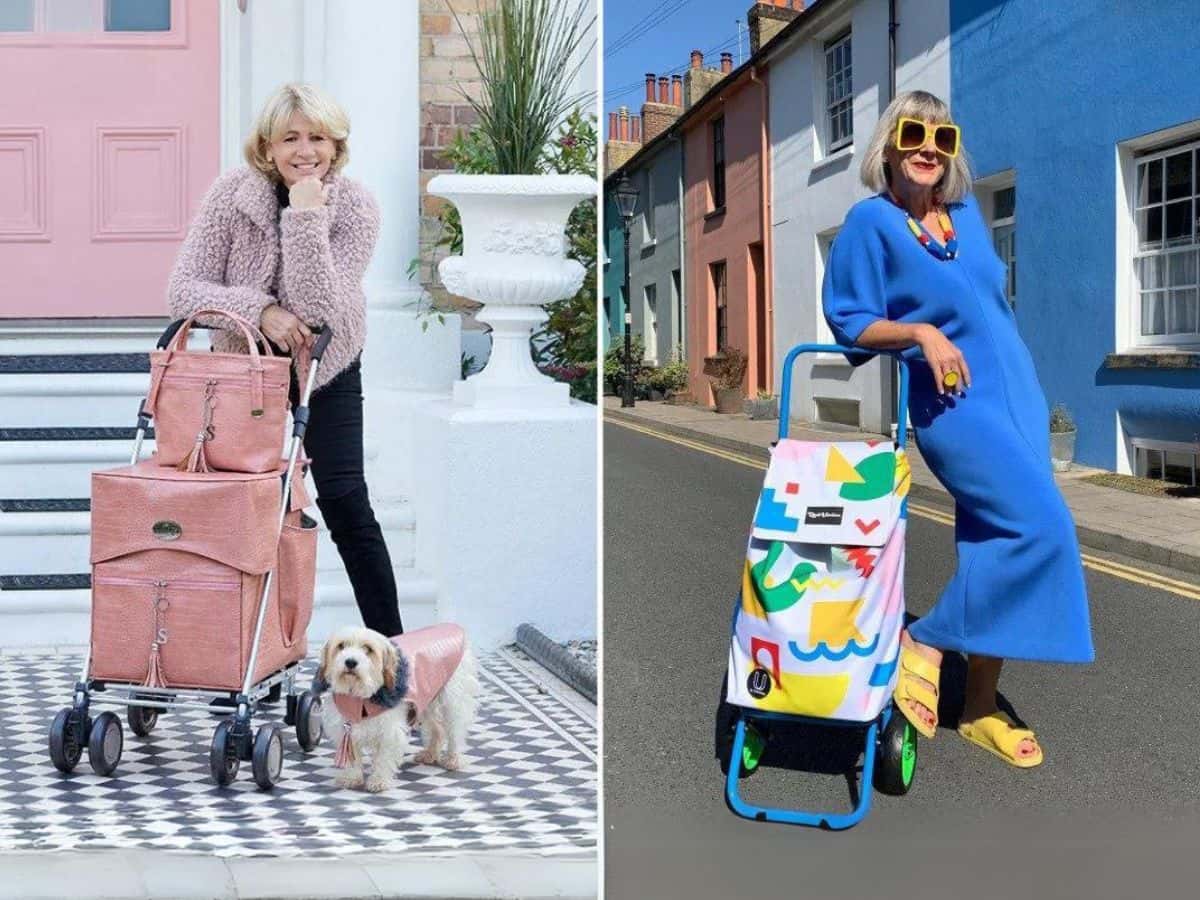 Carrellino della spesa: da accessorio delle nonne a fashion statement, il nuovo must per influencer